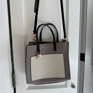 Marc Jacobs Black and Cream Crossbody Bag